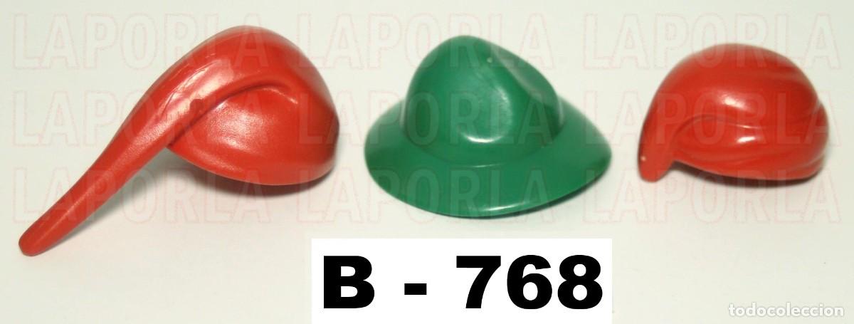 Playmobil: PLAYMOBIL 3 GORROS MEDIEVALES - CAMPESINO SIERVO VASALLO (B-768)