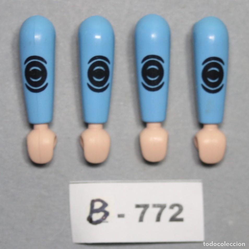 Playmobil: PLAYMOBIL 4 BRAZOS AZUL CLARO CON LOGO (B-772)