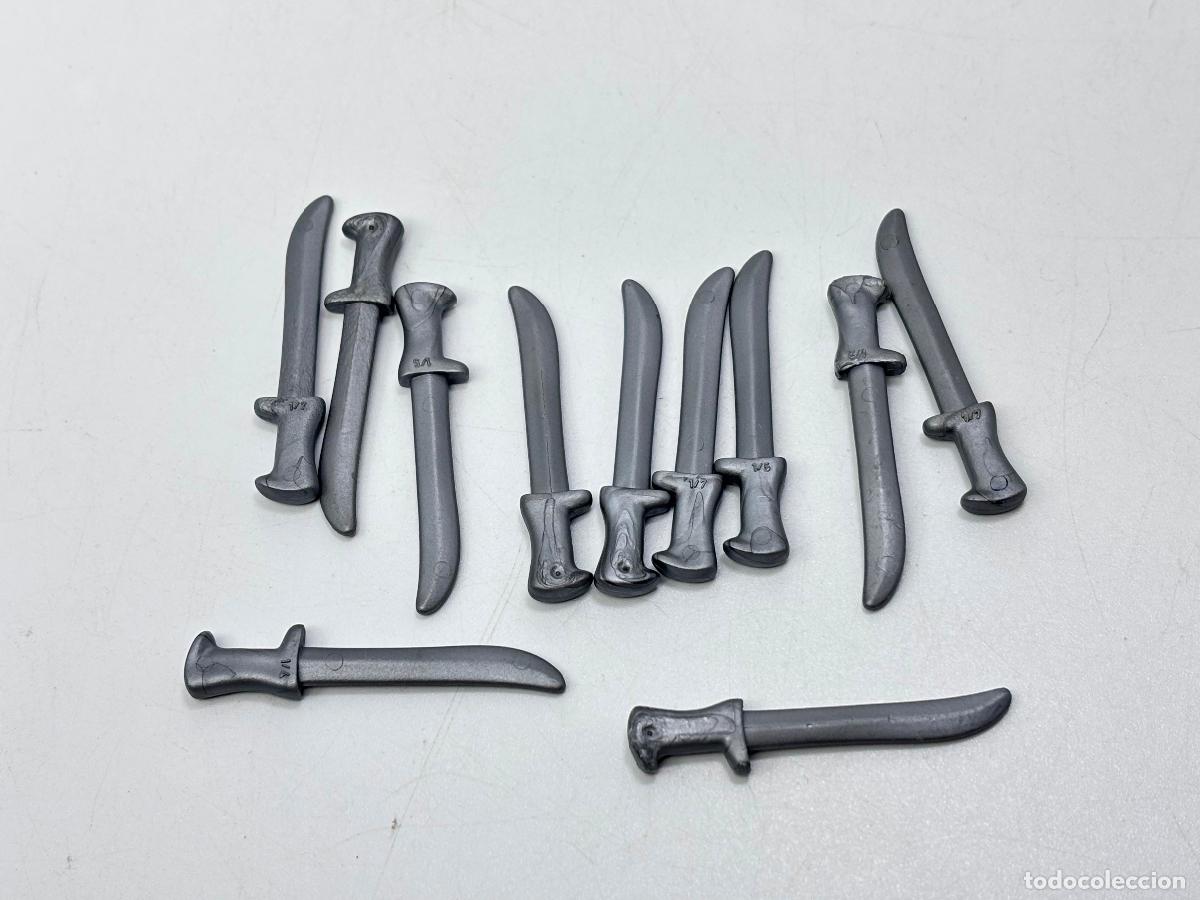 Playmobil: Playmobil lote cuchillo largo soldado torneo medieval caballero medieval