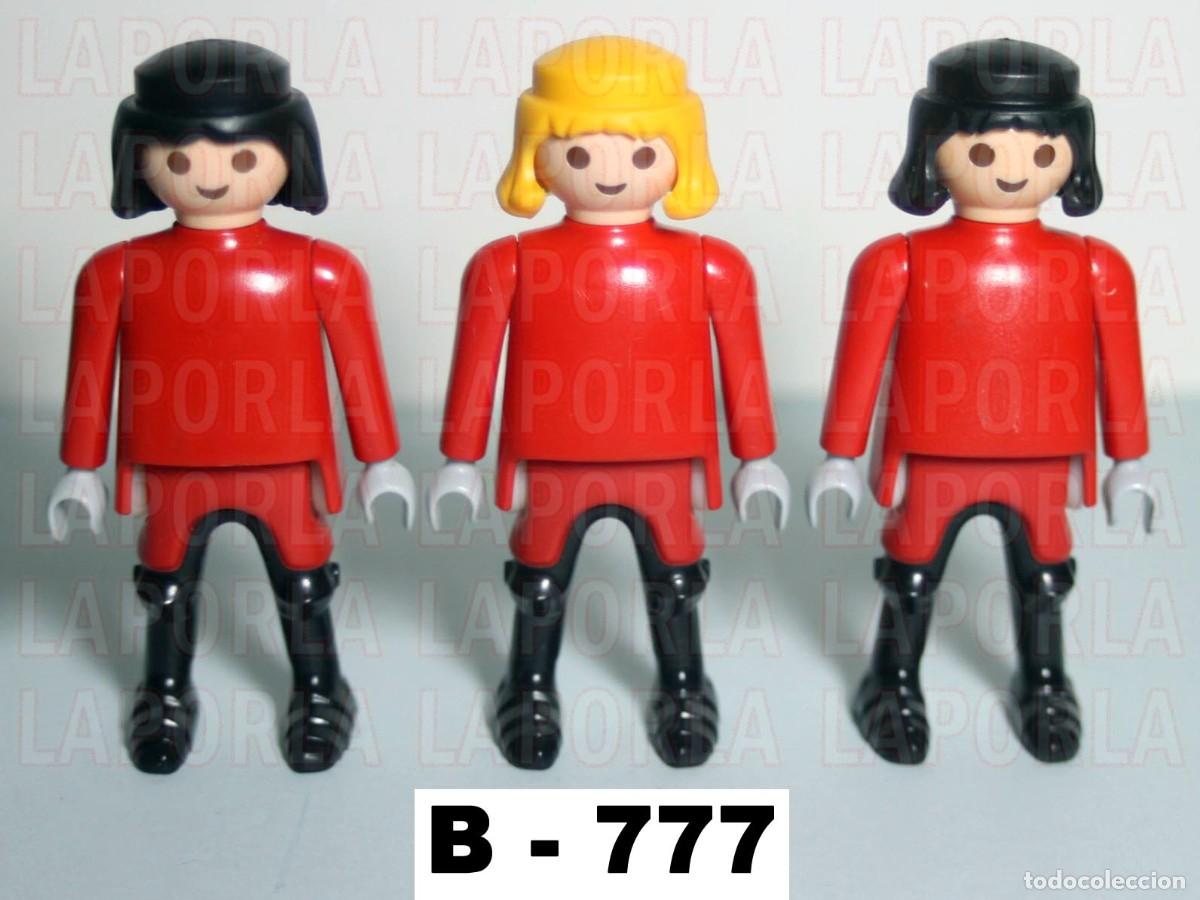 Playmobil: PLAYMOBIL 3 FIGURAS MEDIEVALES - CABALLERO SOLDADO (B-777)