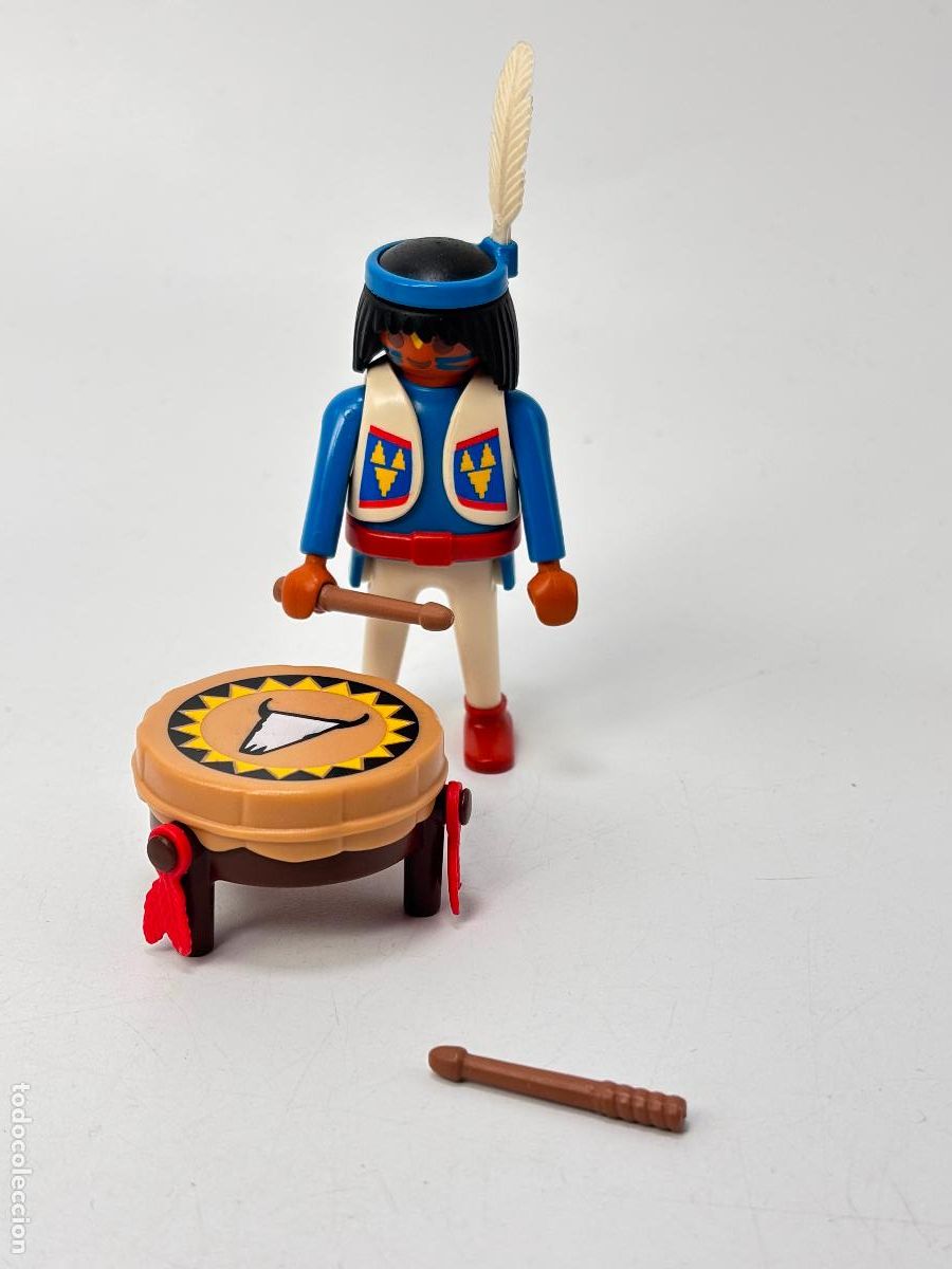 Playmobil: Playmobil 3873 indio con tambor oeste
