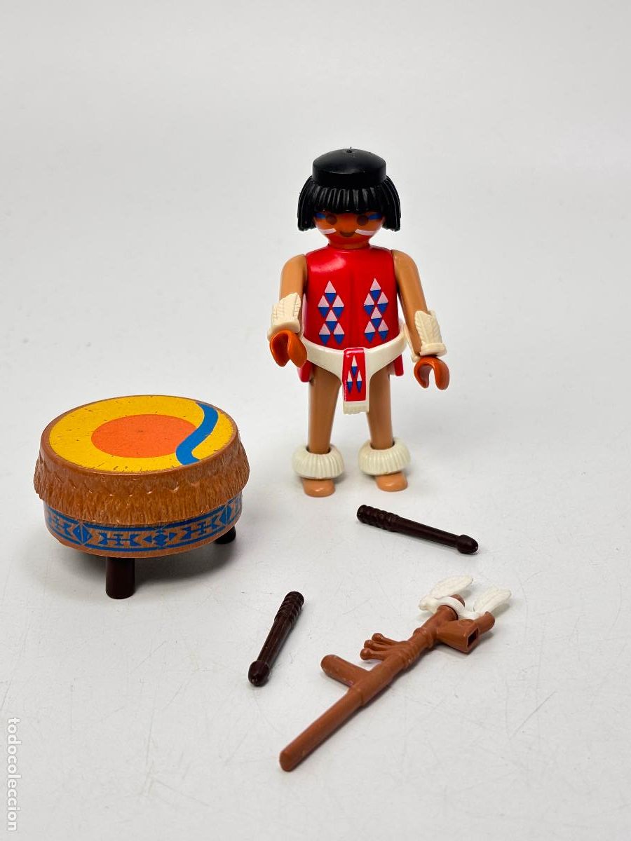 Playmobil: Playmobil 3732 indio con tambor oeste