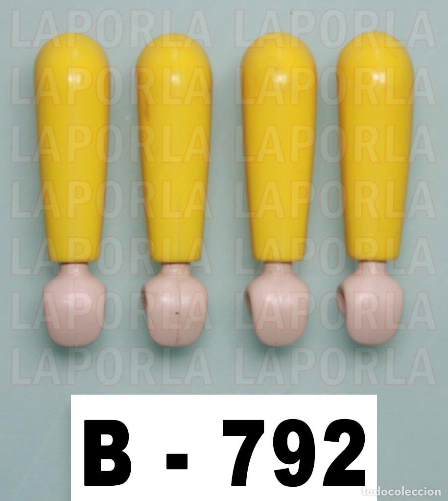 Playmobil: PLAYMOBIL 4 BRAZOS AMARILLOS (B-792)