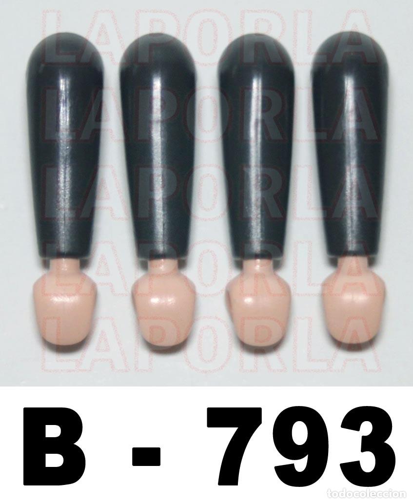 Playmobil: PLAYMOBIL 4 BRAZOS GRIS OSCURO (B-793)