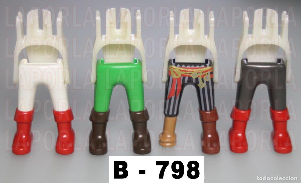 Playmobil: PLAYMOBIL 4 PIERNAS PIRATAS - BUCANERO CAPITAN PATAPALO CORSARIO BARCO (B-798)