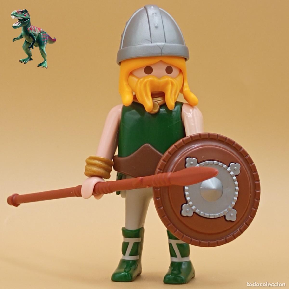 Playmobil: Playmobil figura guerrero celta galo barbaro soldado vikingo romanos medieval