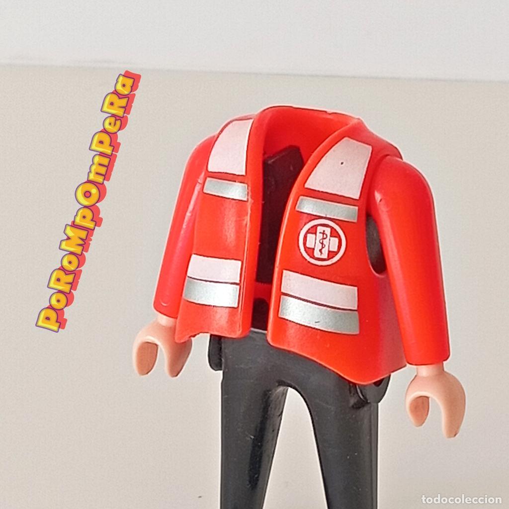Playmobil: PLAYMOBIL chaleco chaqueta emergencias + brazo a juego manga larga hospital CUSTOM/COMPLETAR O1
