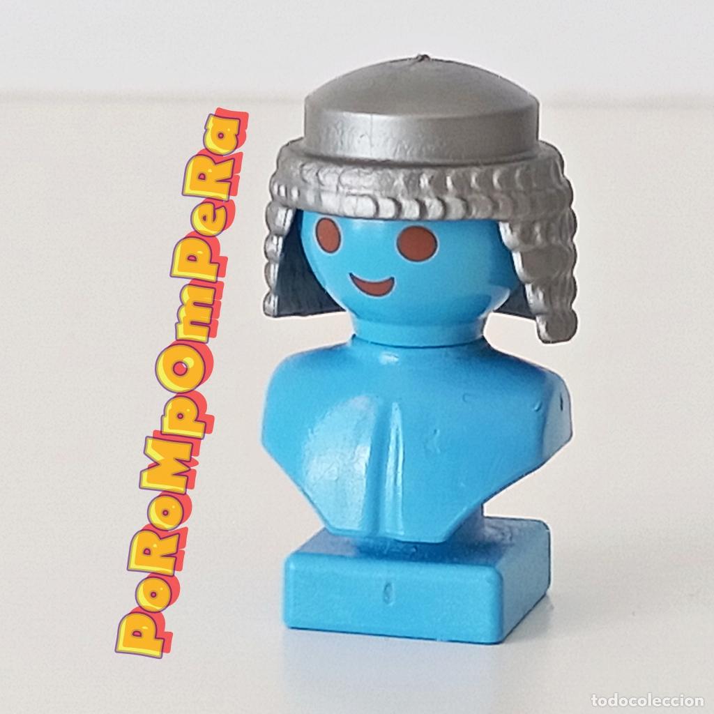 Playmobil: PLAYMOBIL cota de malla plateada peluca pelo CUSTOM/COMPLETAR caballero medieval O7