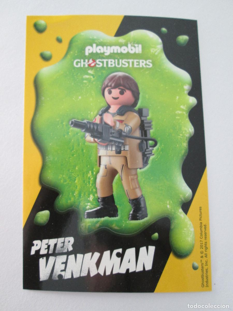 Playmobil: PEGATINA PLAYMOBIL - GHOSTBUSTERS - PETER VENKMAN - 13X8,5