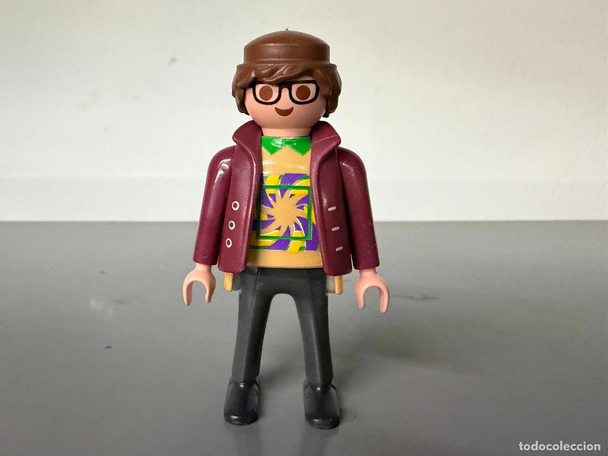Playmobil: playmobil figura hombre con gafas profesor con chaleco ciudad elegante -mix30R