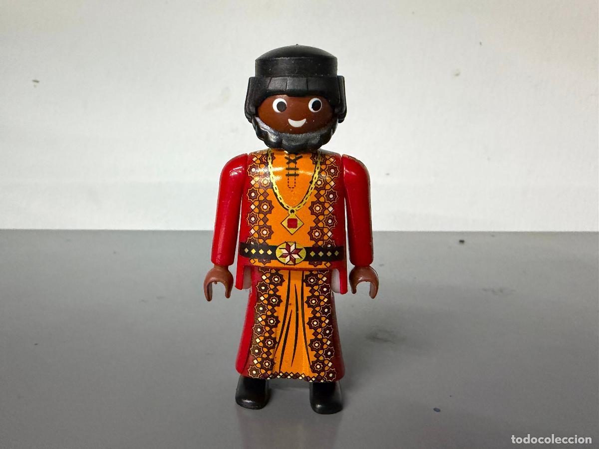 Playmobil: playmobil figura REY BALTASAR BELEN NAVIDAD -mix30R