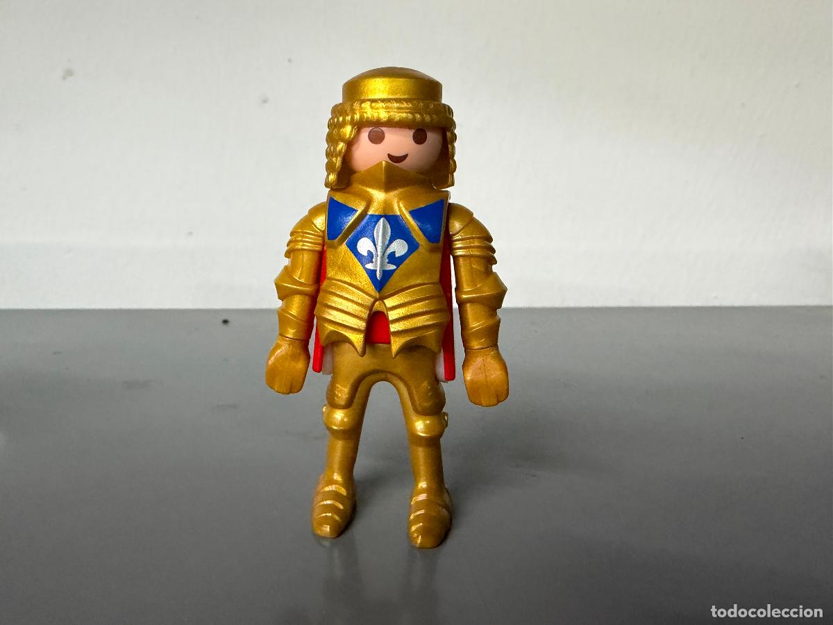 Playmobil: playmobil figura MEDIEVAL DORADA EJERCITO FLOR DE LYS -mix30R