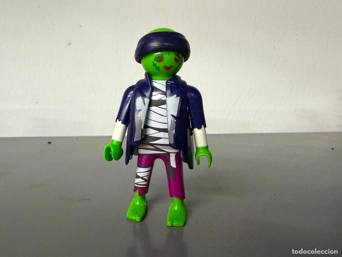 Playmobil: playmobil figura ZOMBIE HALLOWEEN MONSTRUO VERDE -mix30R