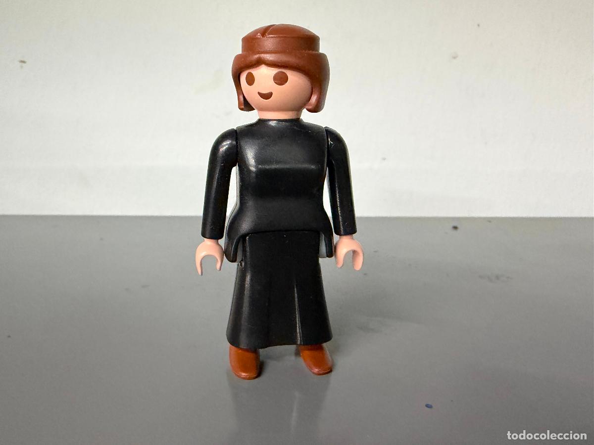 Playmobil: playmobil figura MEDIEVAL FALDA LARGA NEGRA CASTILLO ALDEANA BELEN -mix30R