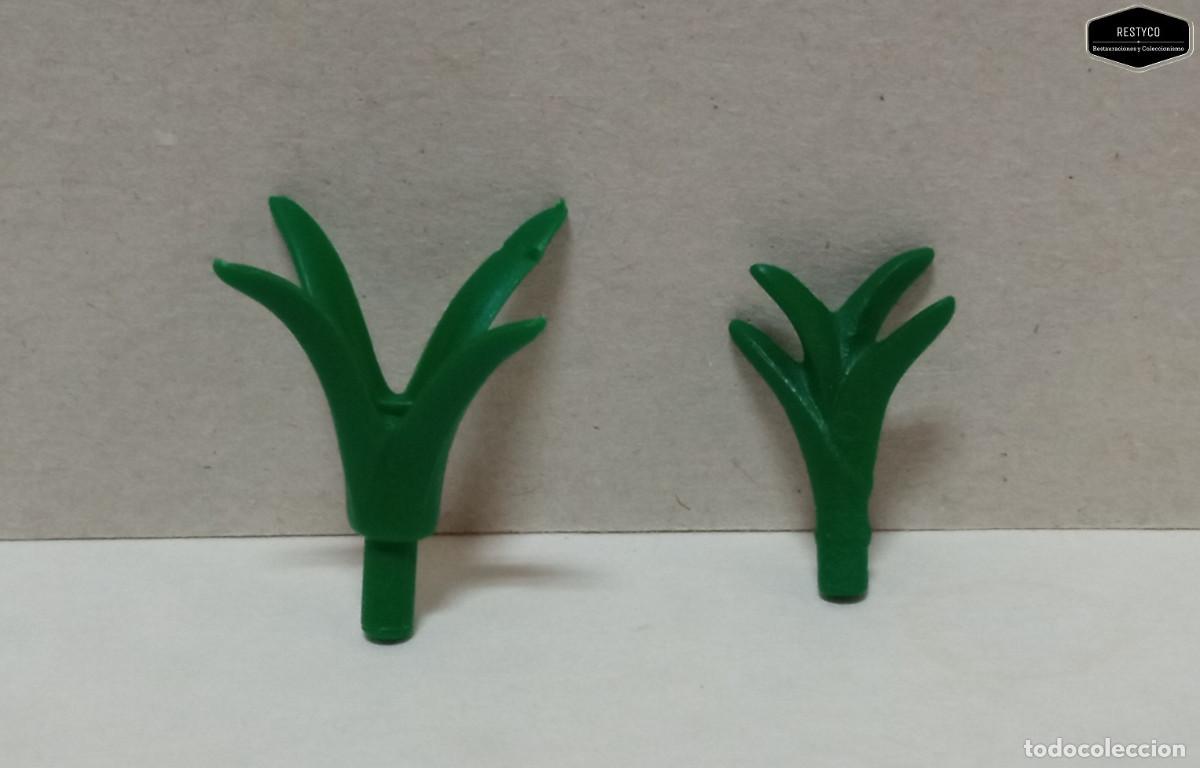 Playmobil: Playmobil - Tallo Vegetacion Dos Piezas Color Verde Oscuro