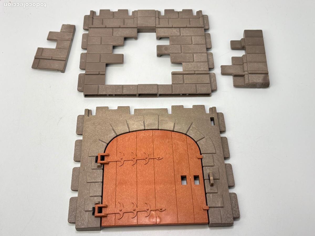 Playmobil: Playmobil LOTE pared desmontable y puerta grande casa torre Castillo