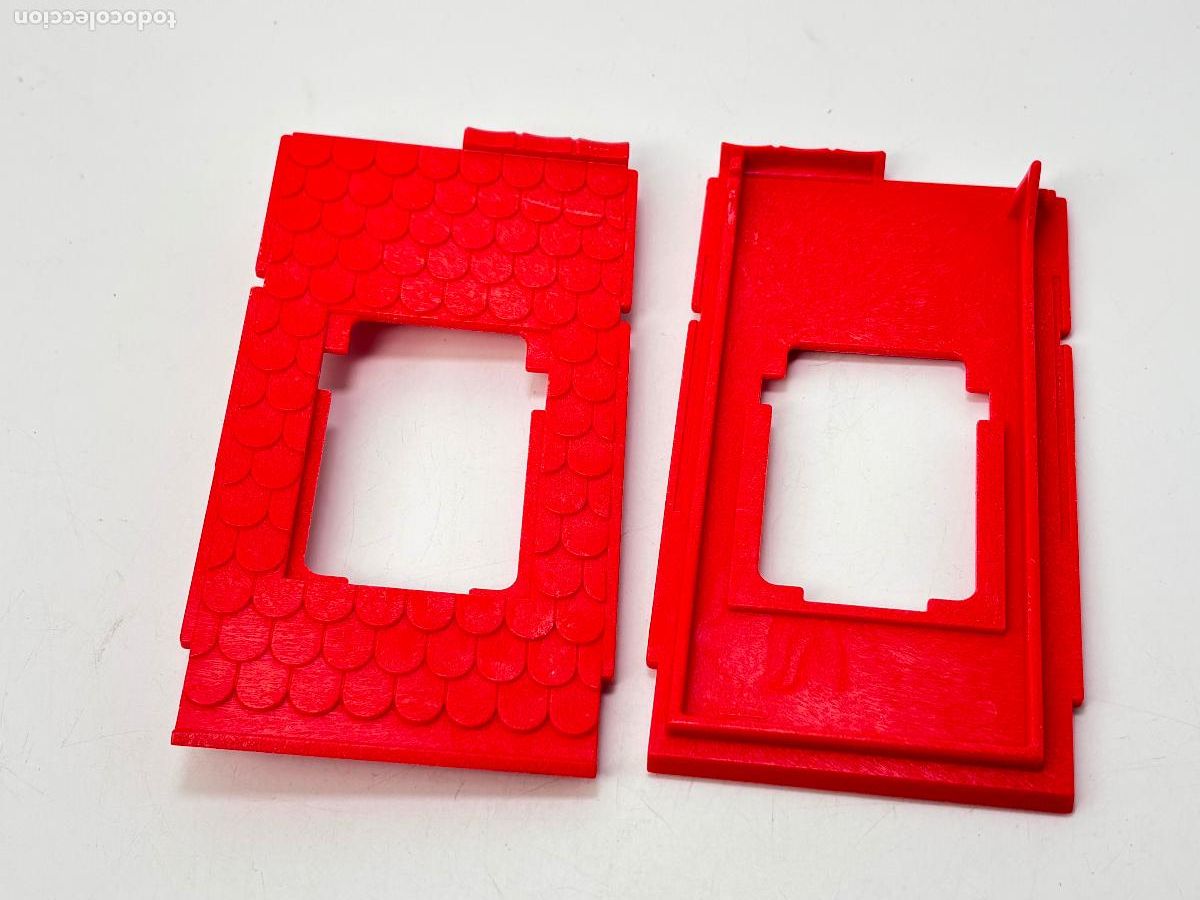 Playmobil: Playmobil lote tejado hueco venatana casa torre Castillo