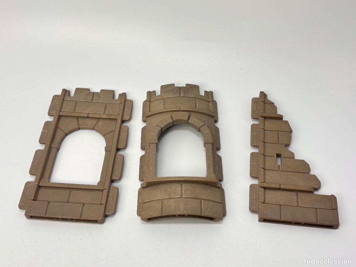 Playmobil: Playmobil lote pared casa torre Castillo
