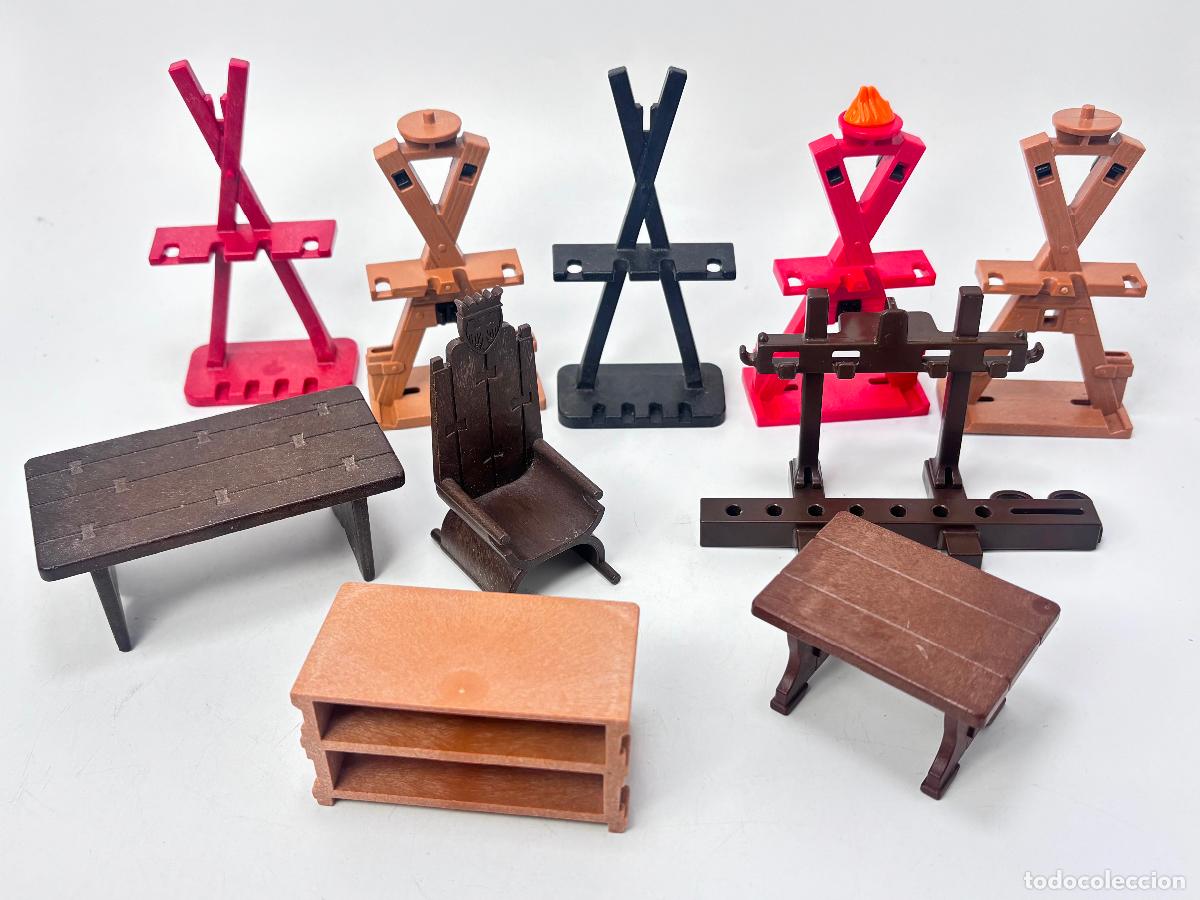 Playmobil: Playmobil lote armero silla mesa escritorio medieval