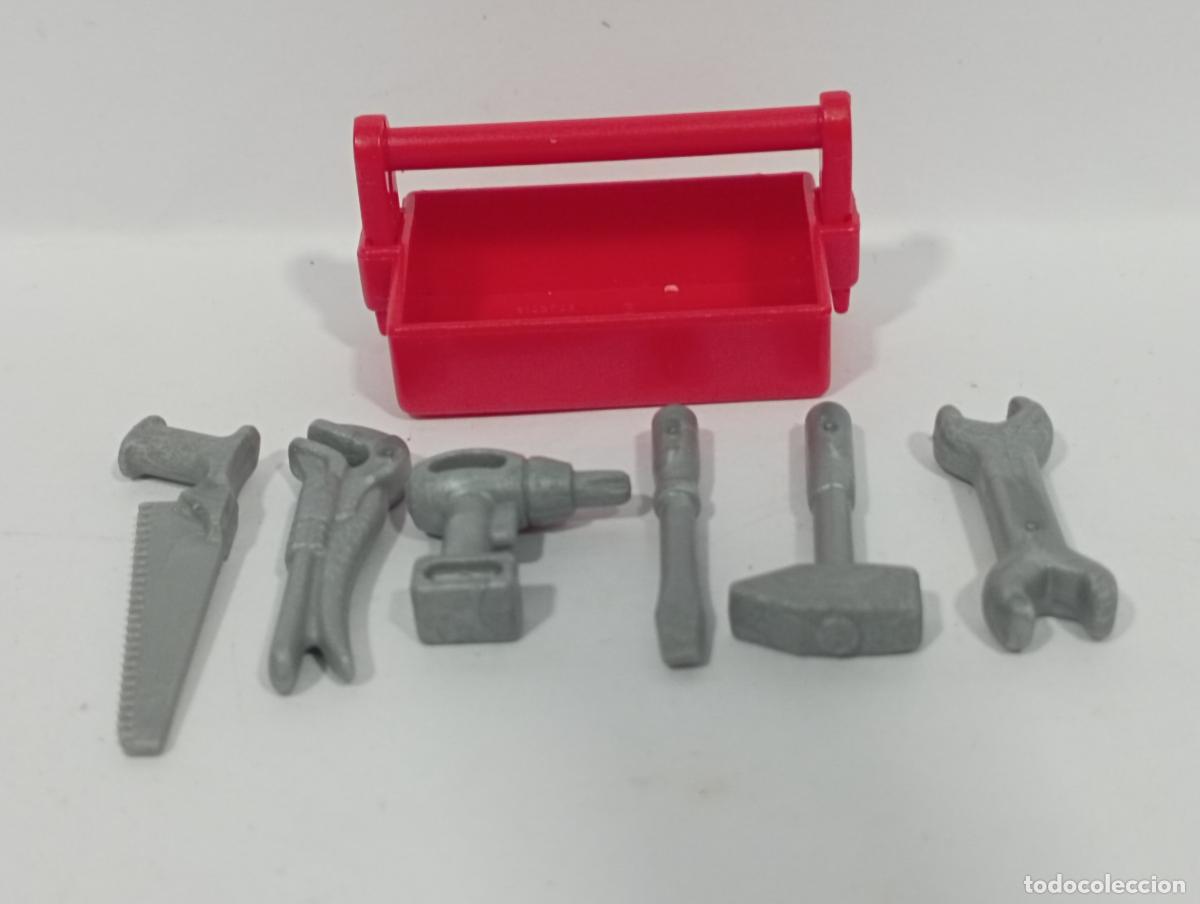 Playmobil: PLAYMOBIL CAJA CON HERRAMIENTAS OBRAS CONSTRUCCI&Oacute;N GARAJE