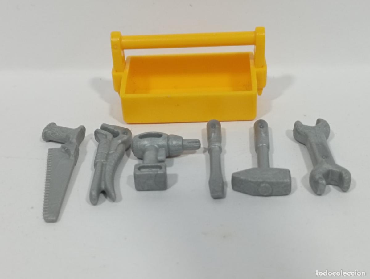Playmobil: PLAYMOBIL CAJA CON HERRAMIENTAS OBRAS CONSTRUCCI&Oacute;N GARAJE