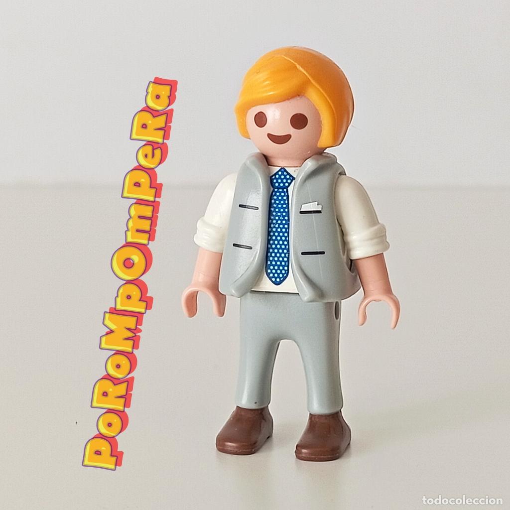 Playmobil: PLAYMOBIL figura ni&ntilde;o con chaqueta y corbata CUSTOM/COMPLETAR infantil boda celebraci&oacute;n O2