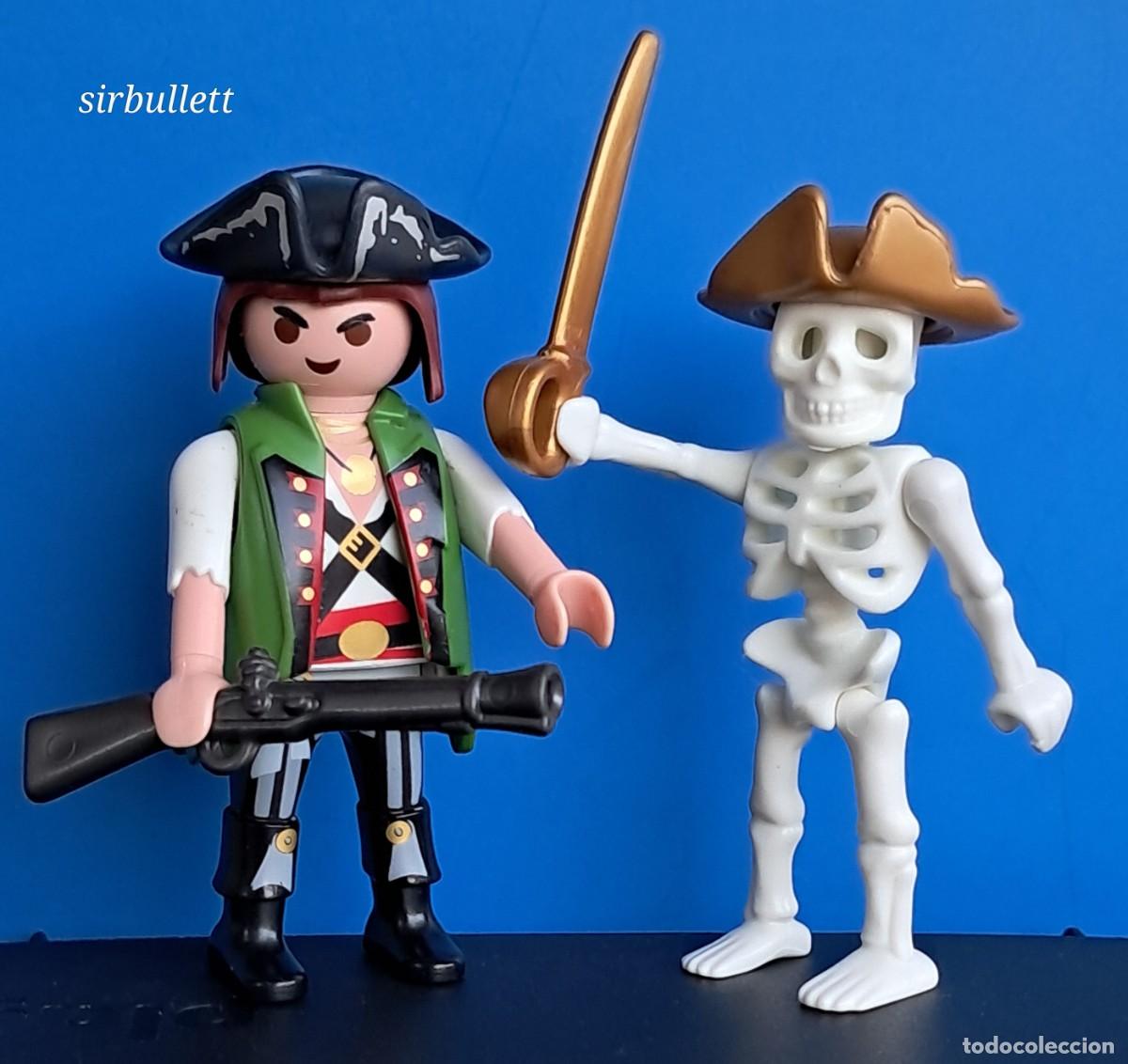 Playmobil: Figuras Pirata y Esqueleto. Playmobil