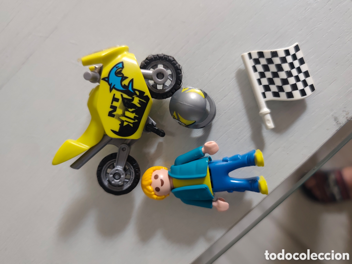 Playmobil: Playmobil 70389 motociclista ni&ntilde;os