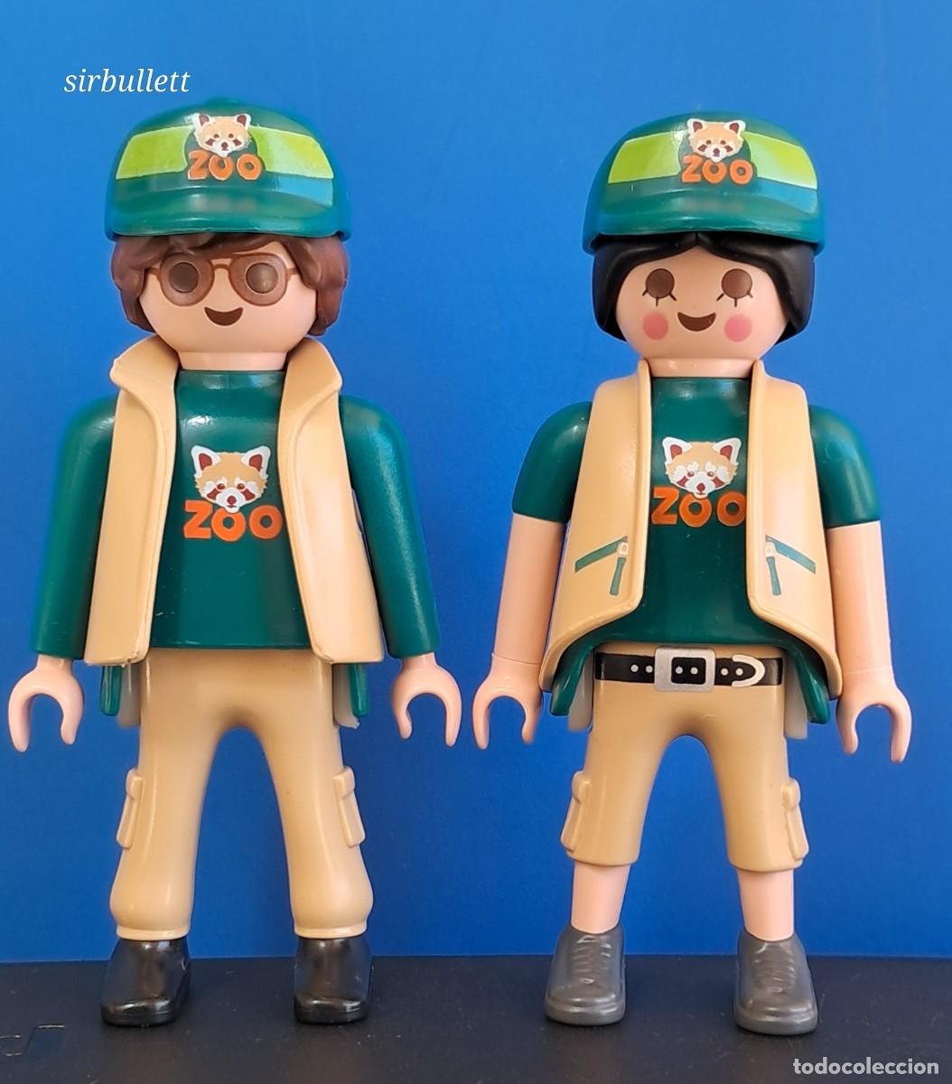 Playmobil: Figuras cuidadores de animales. Zoo. Playmobil