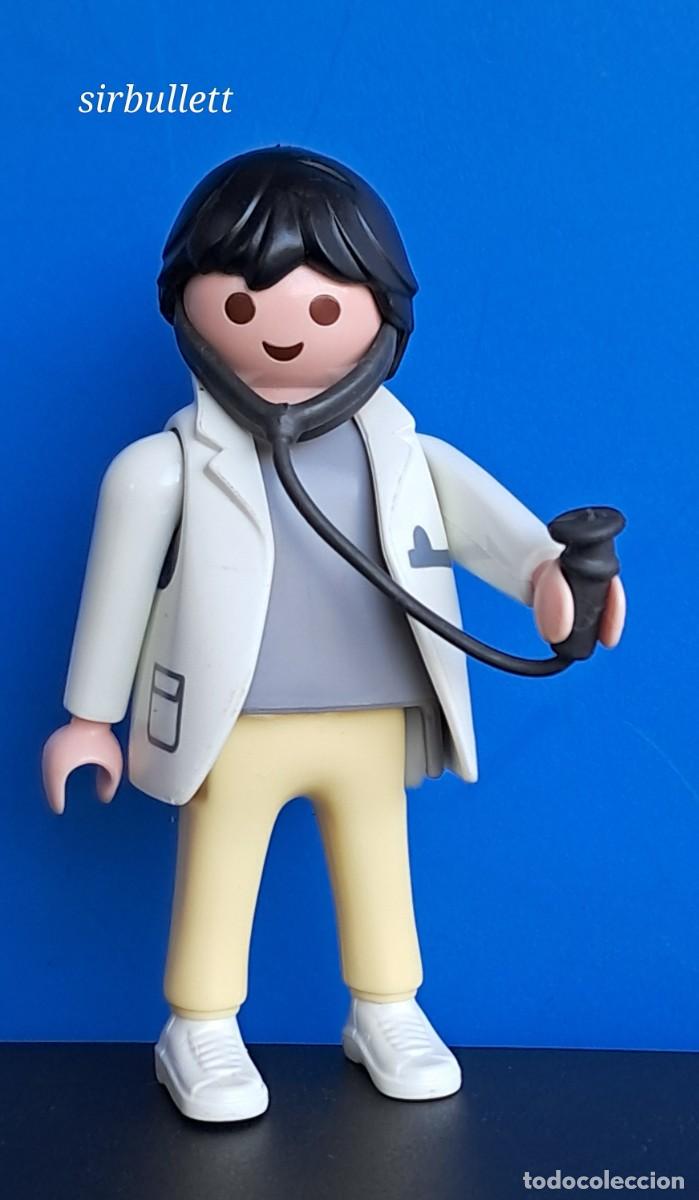 Playmobil: Figura Doctor M&eacute;dico Fonendo. Playmobil
