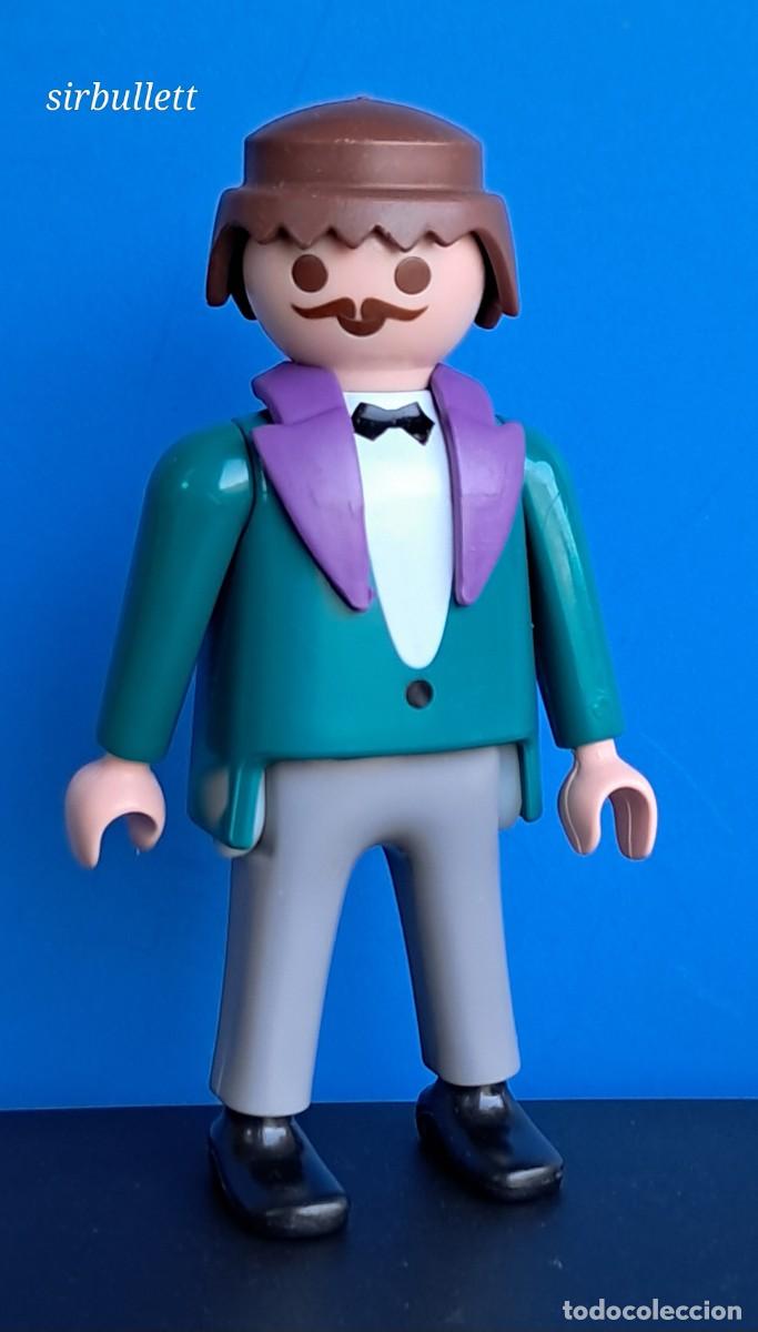 Playmobil: Figura Hombre victoriano. Playmobil 5510. Solapas pajarita bigote