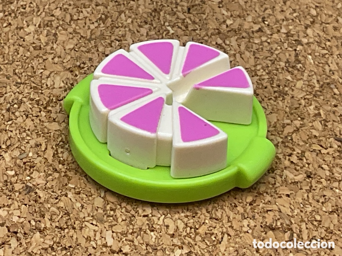Playmobil: ACCESORIO PLAYMOBIL . TARTA TROCEADA EN BANDEJA.