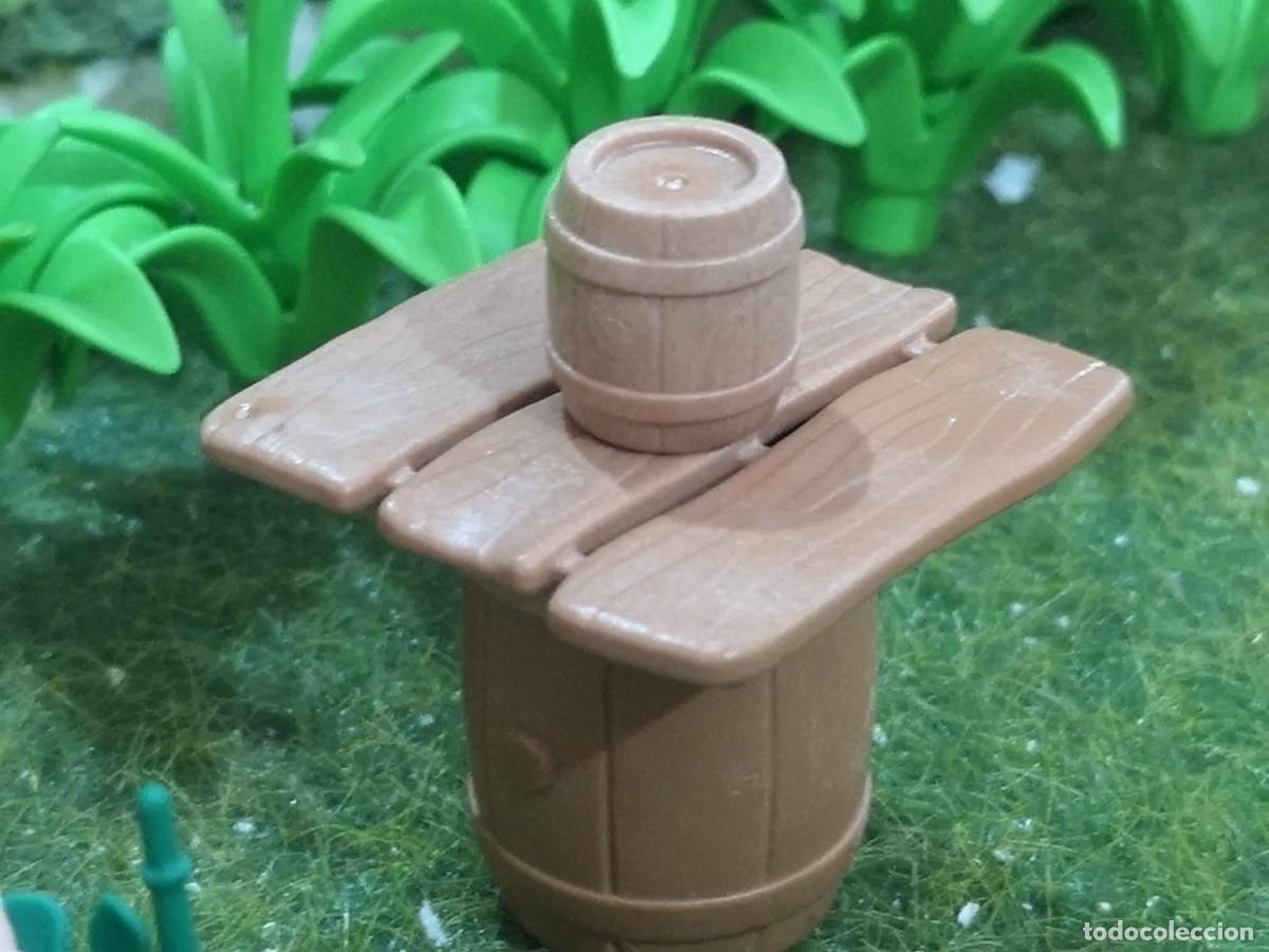 Playmobil: Playmobil mesa barril belen mercado medieval victoriano Ram