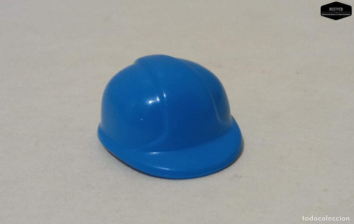 Playmobil: Playmobil - Casco Obra Obrero Color Azul