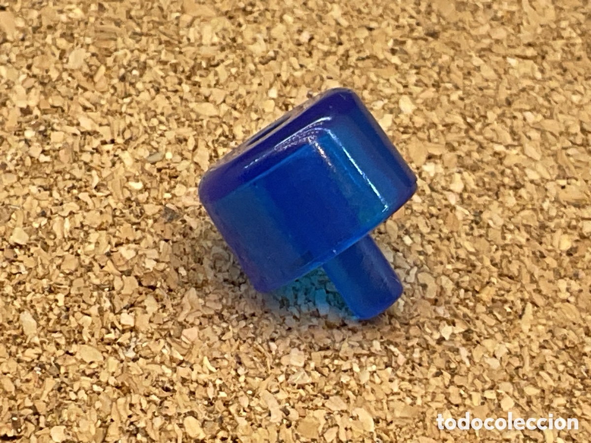 Playmobil: ACCESORIO PLAYMOBIL. LUZ SIRENA VEH&Iacute;CULO AZUL TRANSPARENTE.