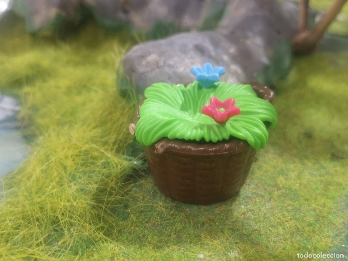 Playmobil: Playmobil cesta marr&oacute;n floristeria medieval victoriano Ram