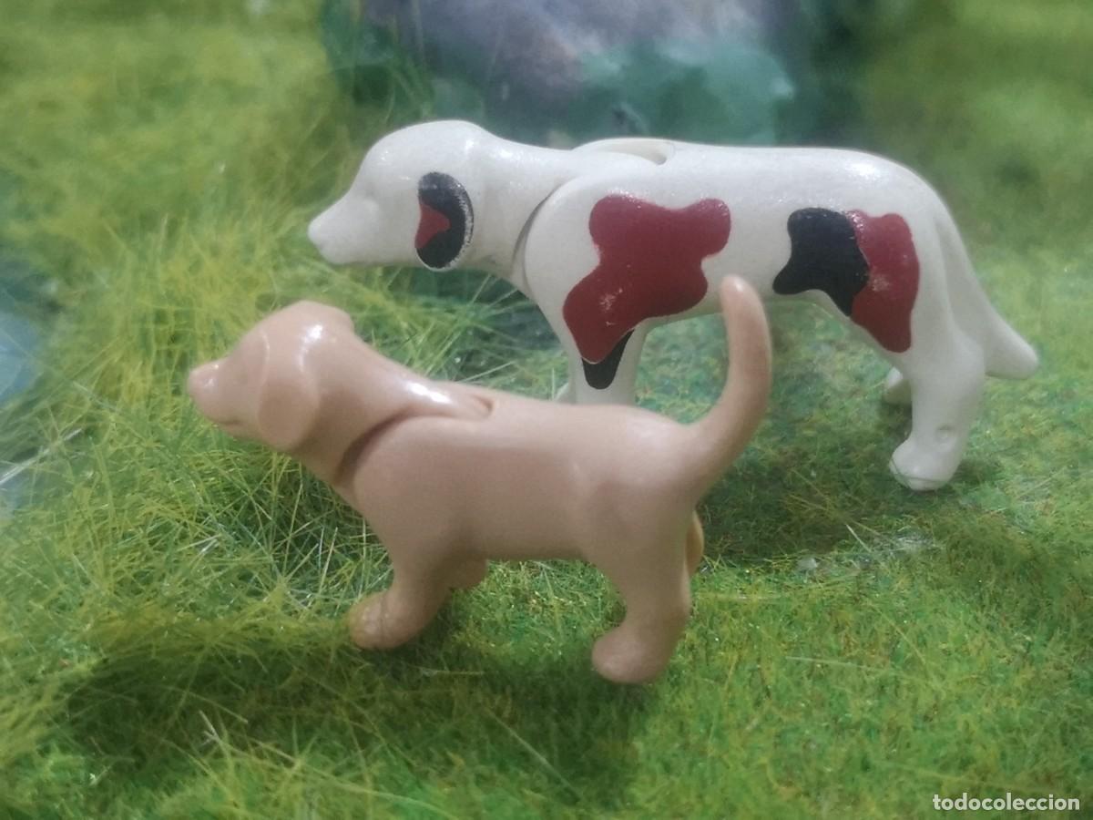 Playmobil: Playmobil perros X2 ciudad cazador animales Ram