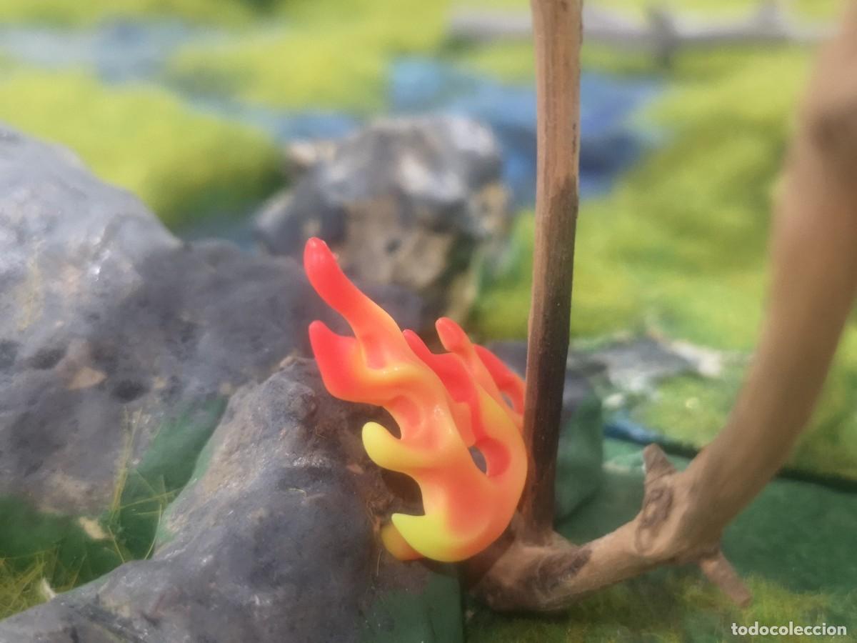 Playmobil: Playmobil llama fuego bosque arbol hoguera Brujas Ram