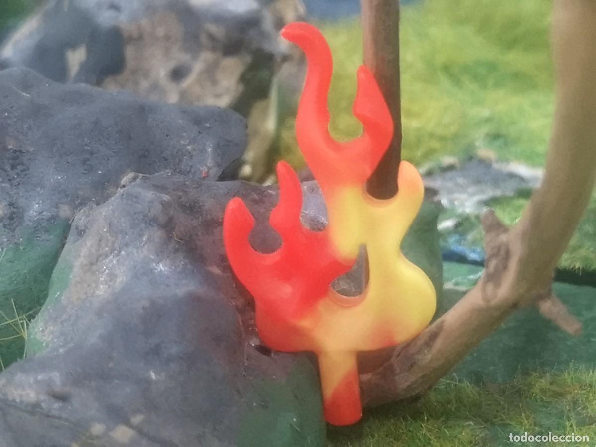 Playmobil: Playmobil llama fuego bosque arbol hoguera Brujas Ram
