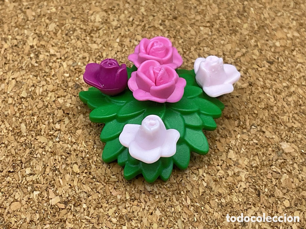 Playmobil: ACCESORIO PLAYMOBIL. HOJA CON FLORES.