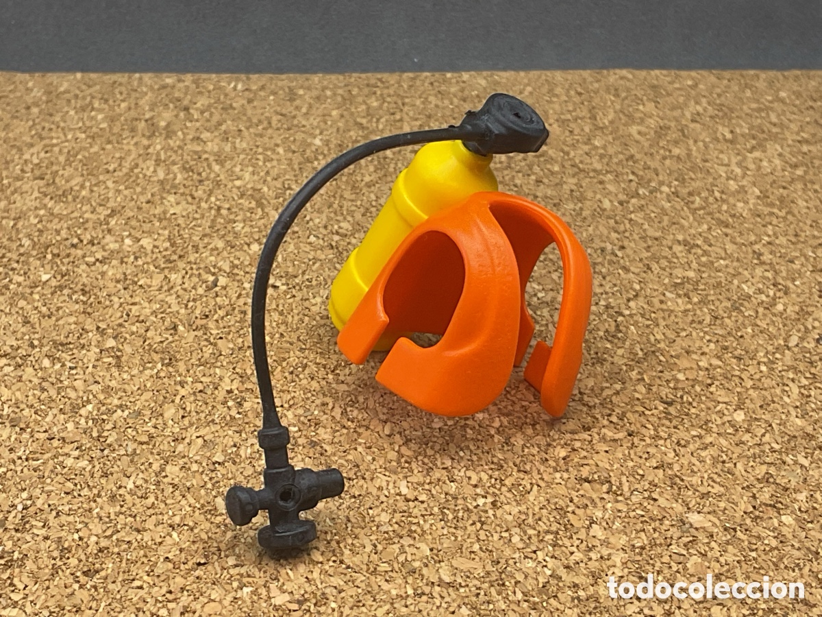 Playmobil: ACCESORIO PLAYMOBIL. ARNES CON BOTELLA DE OXIGENO Y MANGUERA.