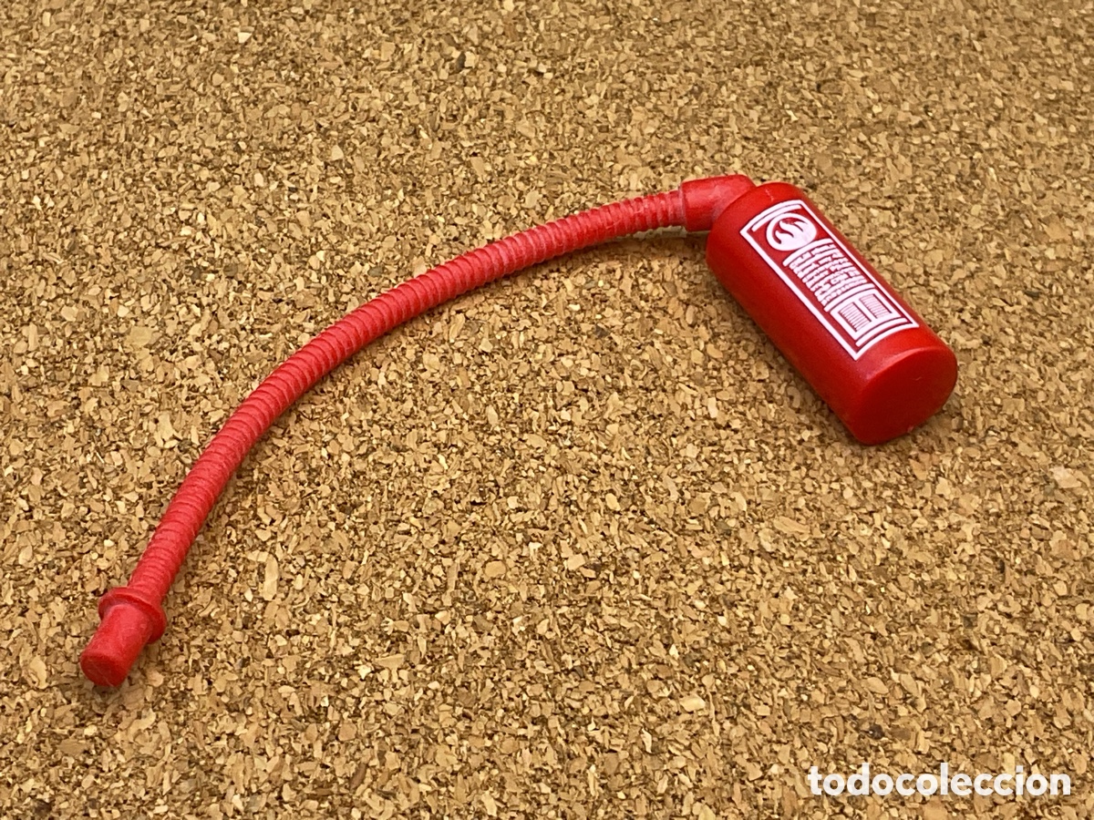 Playmobil: ACCESORIO PLAYMOBIL. EXTINTOR CON MANGUERA FLEXIBLE.