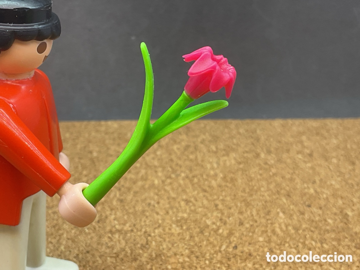 Playmobil: ACCESORIO PLAYMOBIL. TALLO VERDE CON FLOR.