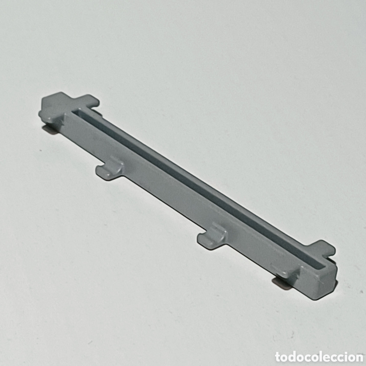 Playmobil: Pieza playmobil conector union gris system X 9 cm largo
