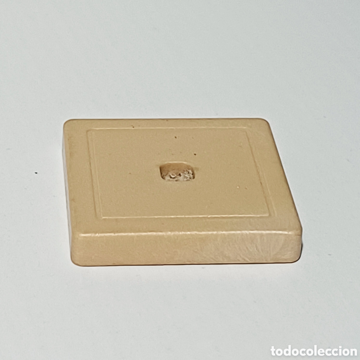 Playmobil: Pieza playmobil N&deg; 30251523 base cuadrada beige soporte mastil ref. 5432