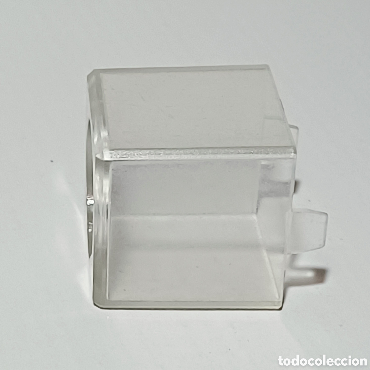 Playmobil: Pieza playmobil cubilete cubo transparente meracrilato pl&aacute;stico con agujero system X