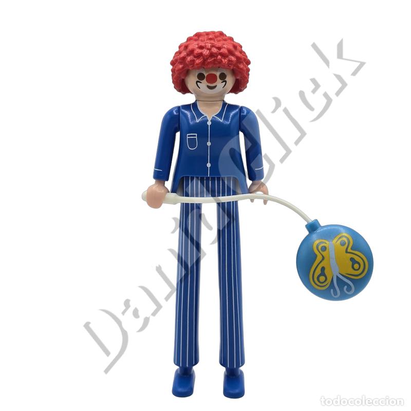 Playmobil: Playmobil Payaso Largo Pijama Azul Circo