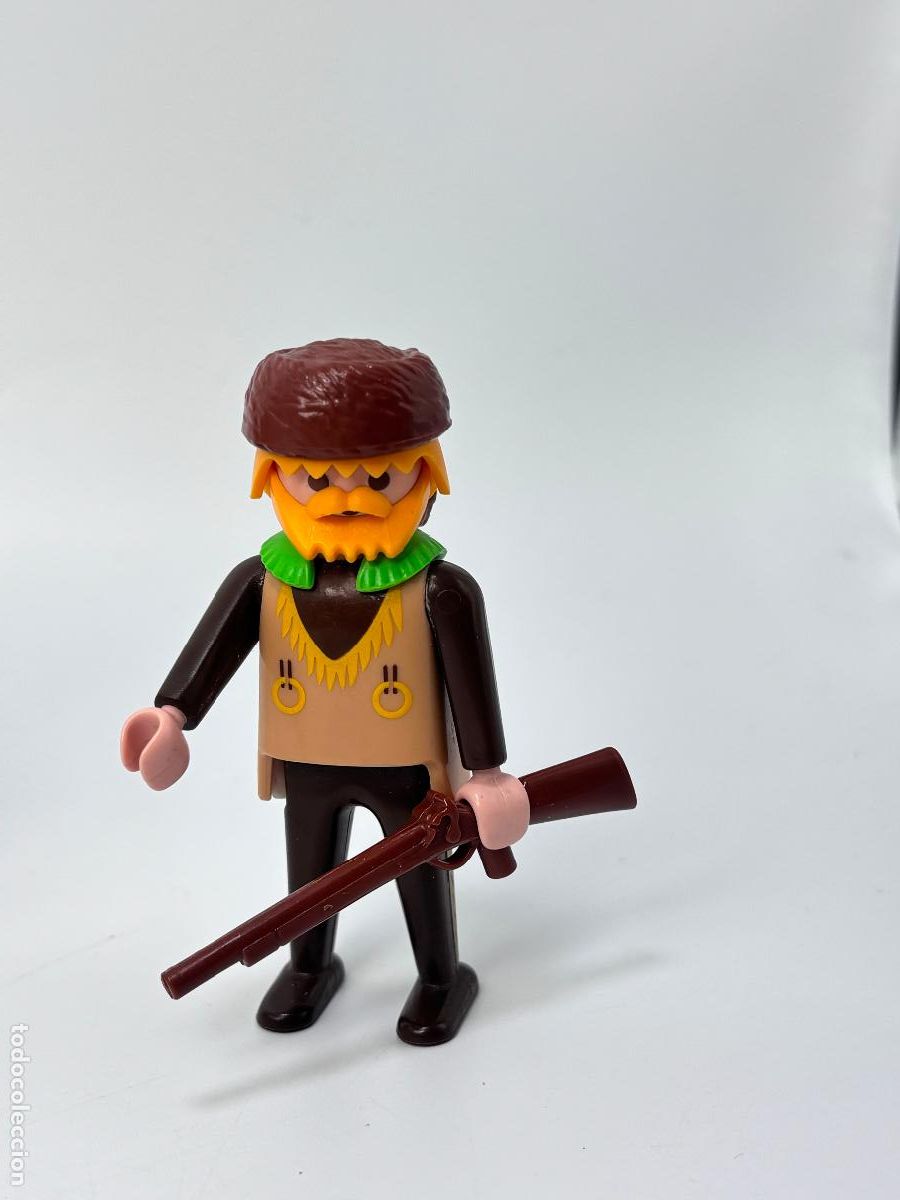Playmobil: Playmobil figura explotador tramoero indio oeste