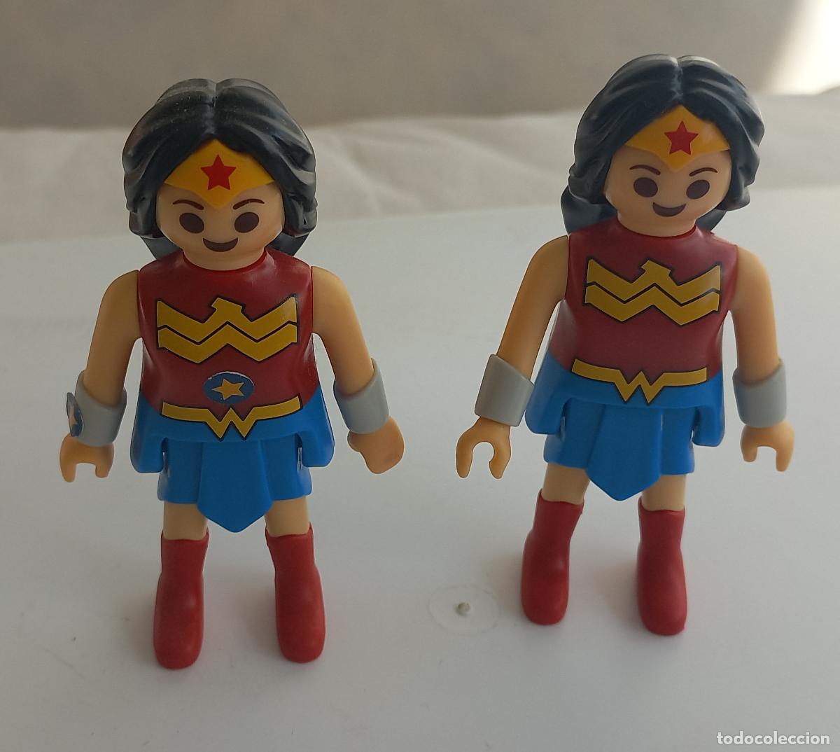 Playmobil: 2 FIGURAS WONDER WOMAN PLAYMOBIL GEOBRA. DC COMICS. KINDER