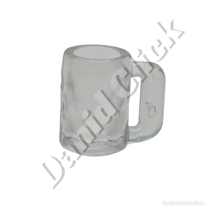 Playmobil: Playmobil Jarra Cerveza Transparente Cristal Asa Oeste Taberna Medieval Pirata